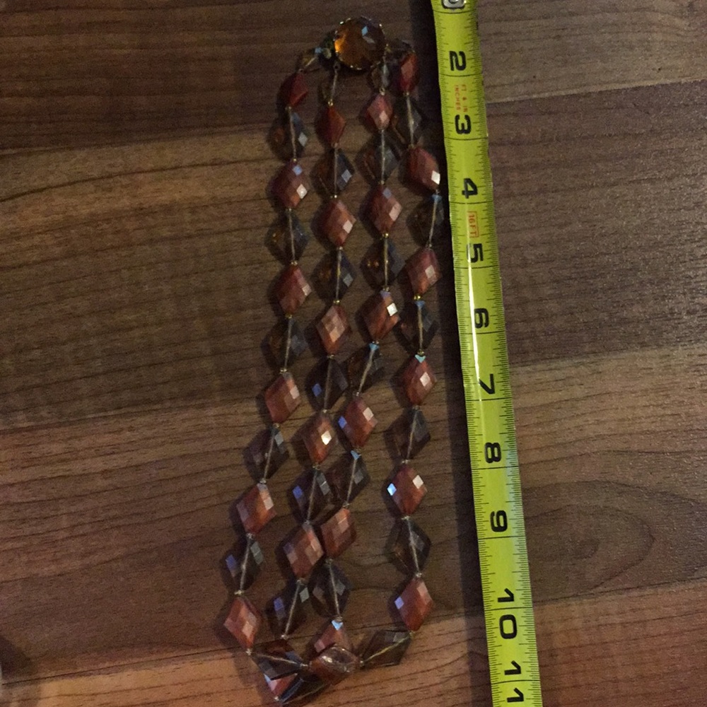 Vintage West Germany two tone bead necklace - Picture 6 of 6